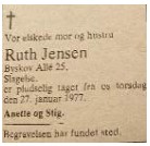 Ruths begravelse